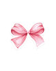Pink Bow Sticker image number 1