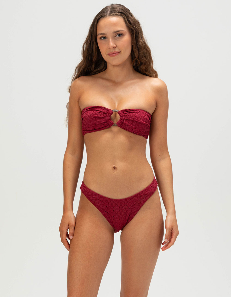 FULL TILT Textured Cheekier Bikini Bottoms image number 0