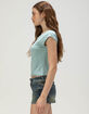 TILLYS Raw Edge Womens Tee image number 3