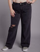 RSQ Womens High Rise Baggy Jeans image number 8