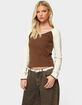 EDIKTED Ronie Contrast Raglan Top image number 2