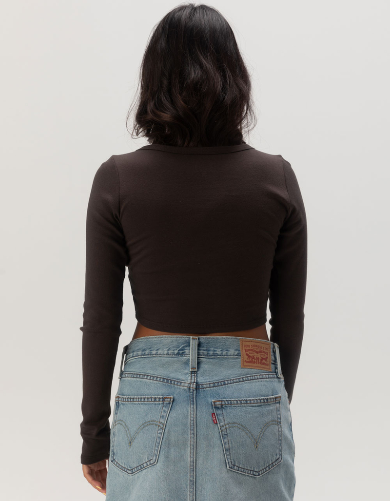 BILLABONG Stars In Your Eyes Womens Long Sleeve Crop Tee image number 3