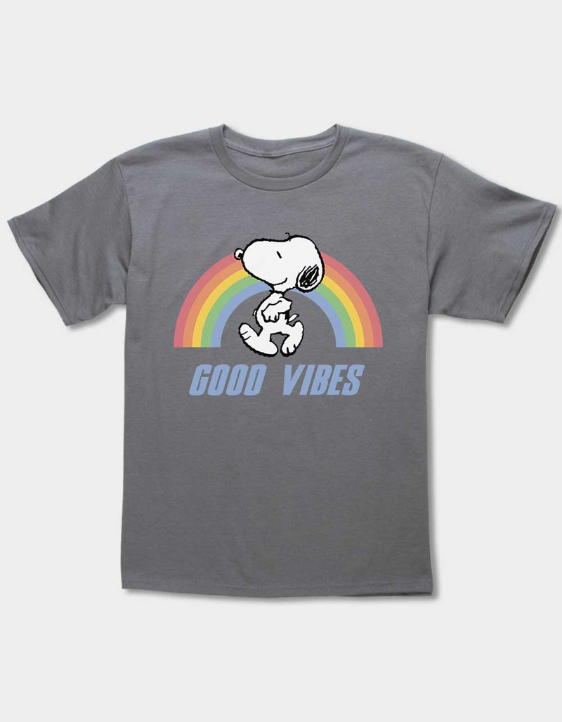 PEANUTS Rainbow Good Vibes Unisex Kids Tee image number 0