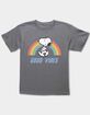 PEANUTS Rainbow Good Vibes Unisex Kids Tee image number 1