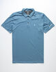 VOLCOM Wowzer Hazard Light Blue Mens Polo Shirt image number 1