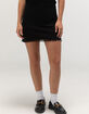 FULL TILT Mid Rise Womens Mesh Mini Skirt image number 2