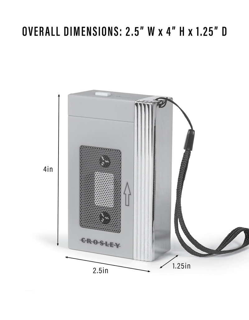 CROSLEY Mini Retro 80's Portable Bluetooth Speaker image number 4