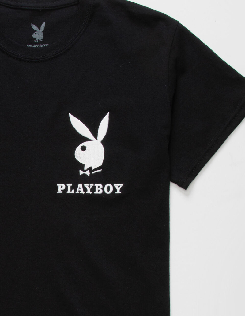 PLAYBOY Embroidered Bunny Mens Tee image number 1
