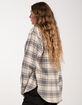 RSQ Womens Boyfriend Plaid Flannel image number 3