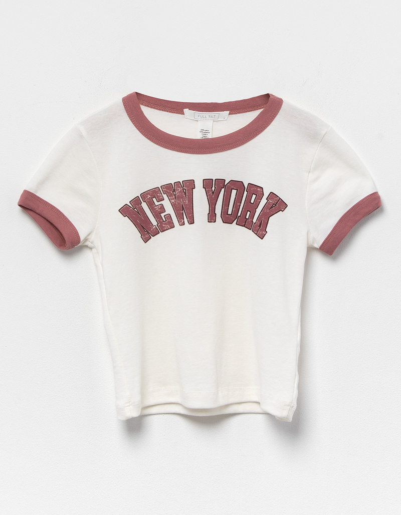 FULL TILT New York Girls Ringer Tee image number 0