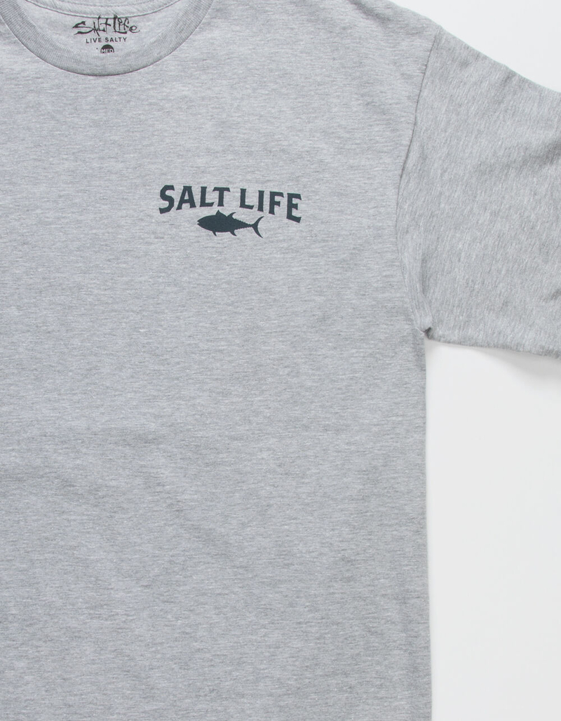 SALT LIFE Atlas Badge Mens Tee HEATHER Tillys