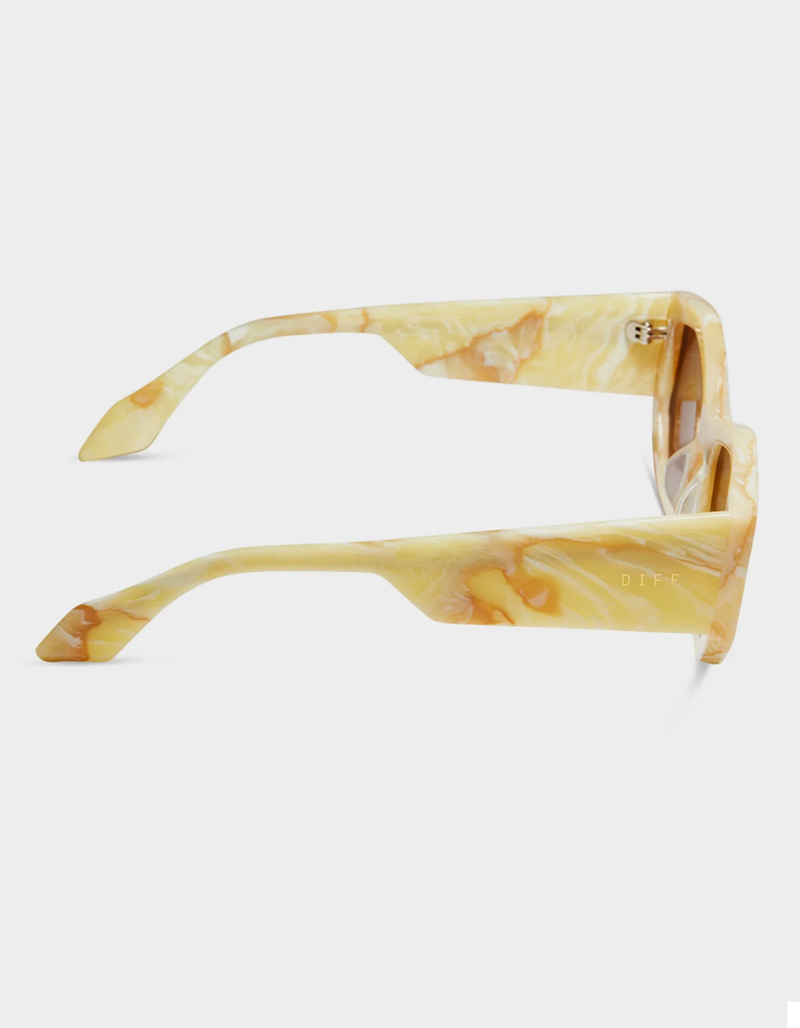 DIFF EYEWEAR Zoe Milk N Honey Brown Sunglasses image number 3