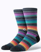 STANCE Sierras Black Mens Crew Socks image number 1