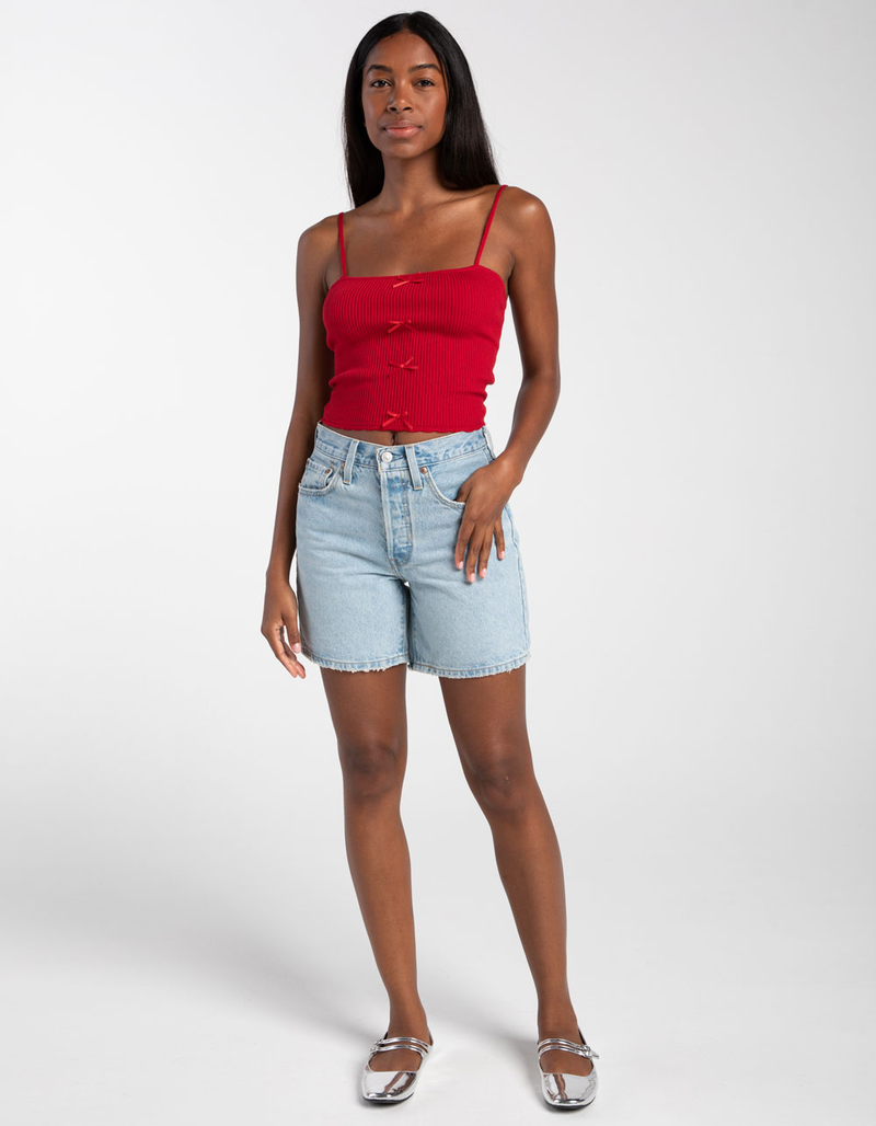 FULL TILT Ribbon Womens Rib Cami image number 1