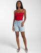 FULL TILT Ribbon Womens Rib Cami image number 2