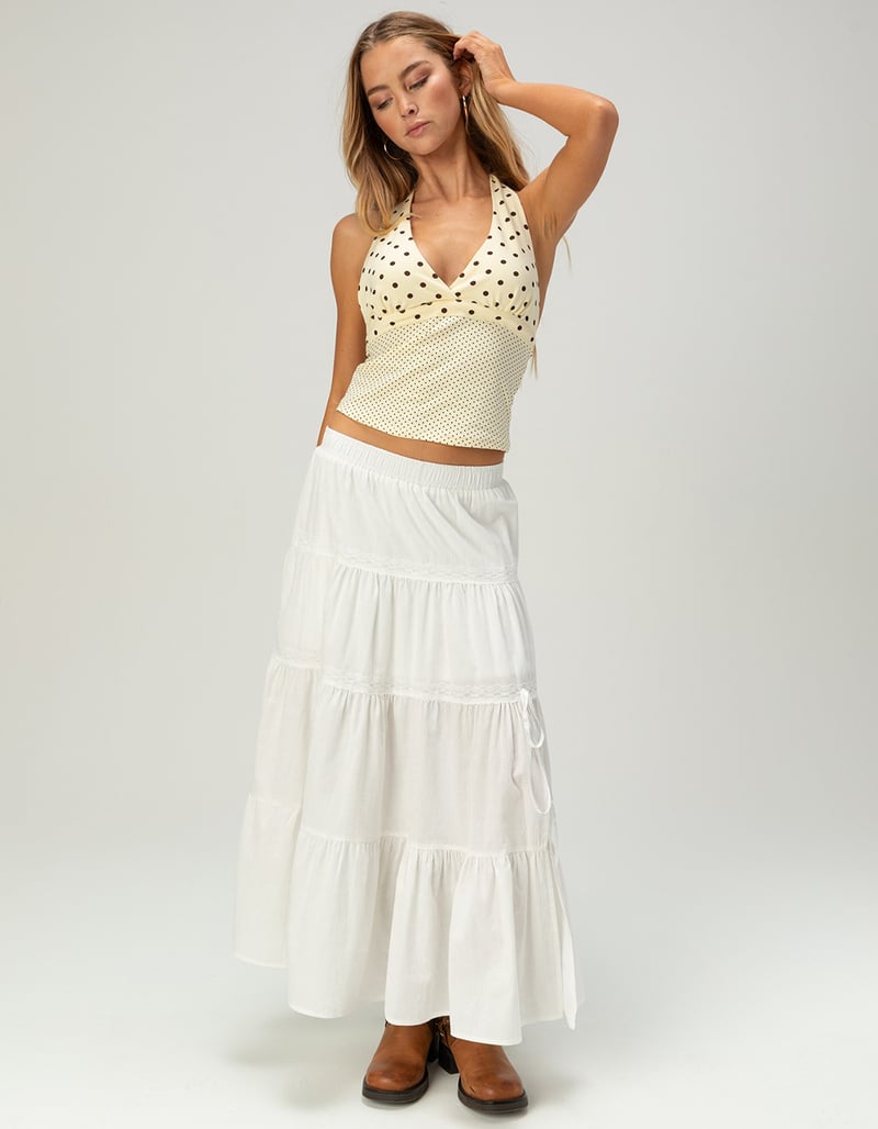 RSQ Womens Polka Dot Halter Top image number 4