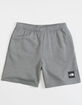 THE NORTH FACE Never Stop Mens Heather Gray Sweat Shorts image number 1