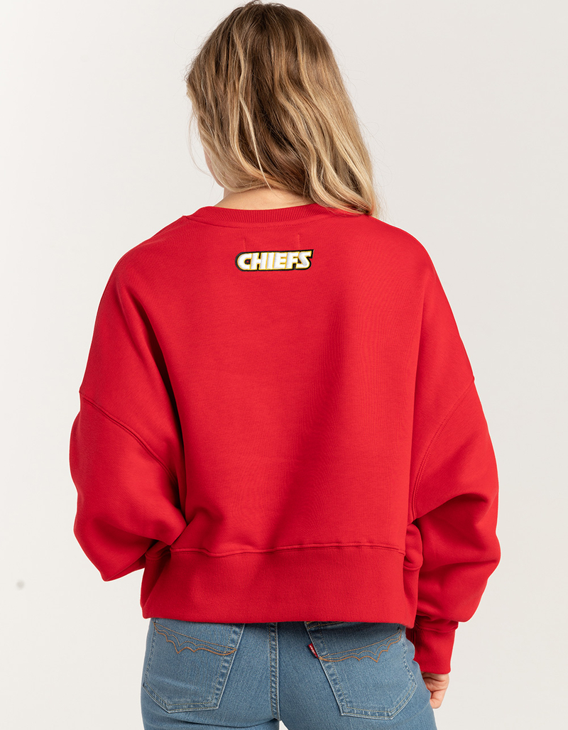 PRO STANDARD Kansas City Chiefs Womens Crewneck Sweatshirt image number 2