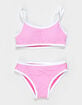 FEATHER 4 ARROW Pink Sunset Girls Bralette Bikini Set image number 3