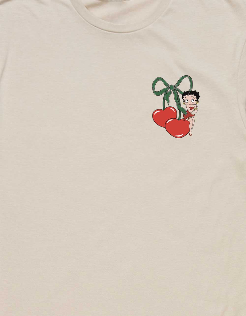 BETTY BOOP Cherry Heart Unisex Tee image number 1