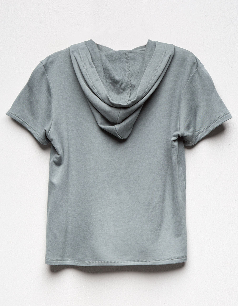 SKY AND SPARROW Elephant Sage Girls Hoodie image number 1