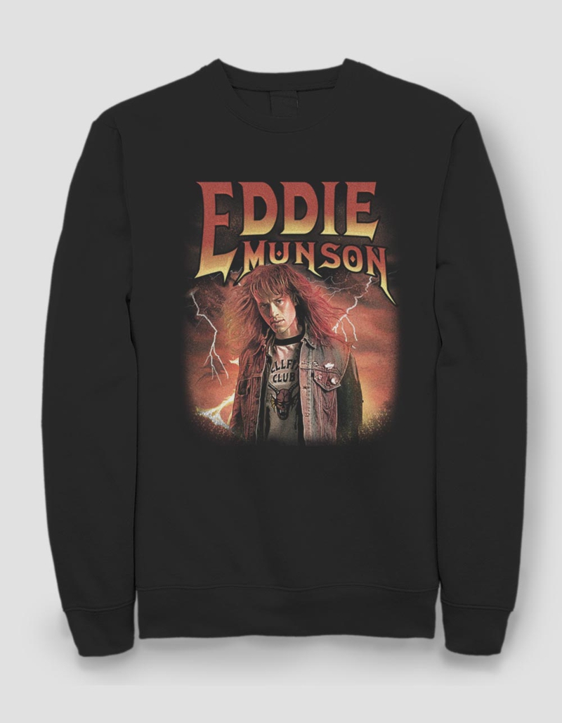 STRANGER THINGS Metal Eddie Unisex Crewneck Sweatshirt image number 0
