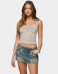 EDIKTED Lovina Textured Striped Halter Top image number 1
