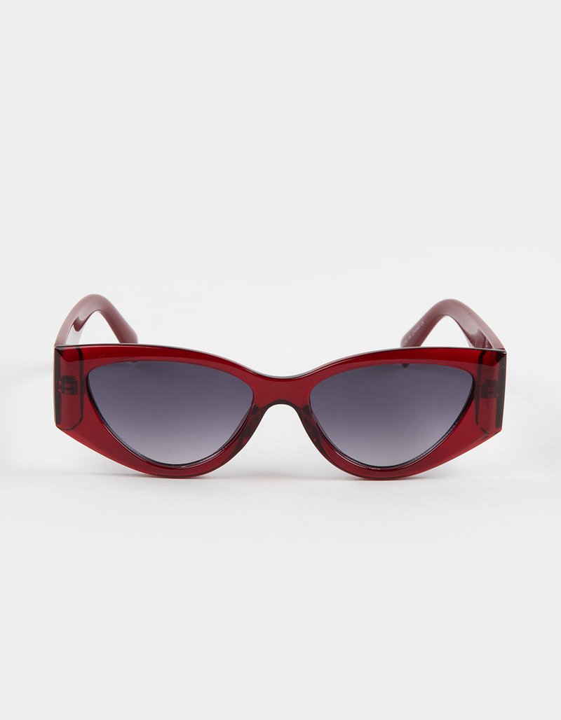RSQ Rectangle Cat Eye Sunglasses image number 1