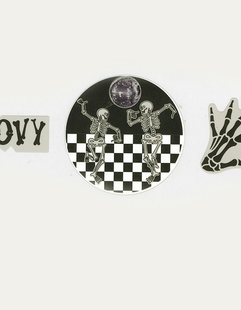 Skeleton Sticker 3 Pack image number 1