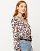 SKY AND SPARROW Boho Surplice Wrap Womens Top image number 2
