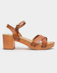 MIA Susan Womens Wooden Clog Sandals image number 2