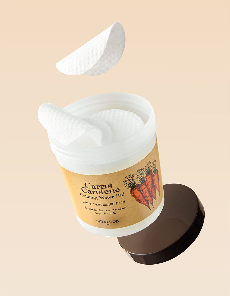 SKINFOOD Carrot Carotene Calming Water Toner Pads image number 1
