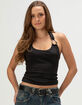 MADDEN GIRL Womens Hardware Halter Top image number 1