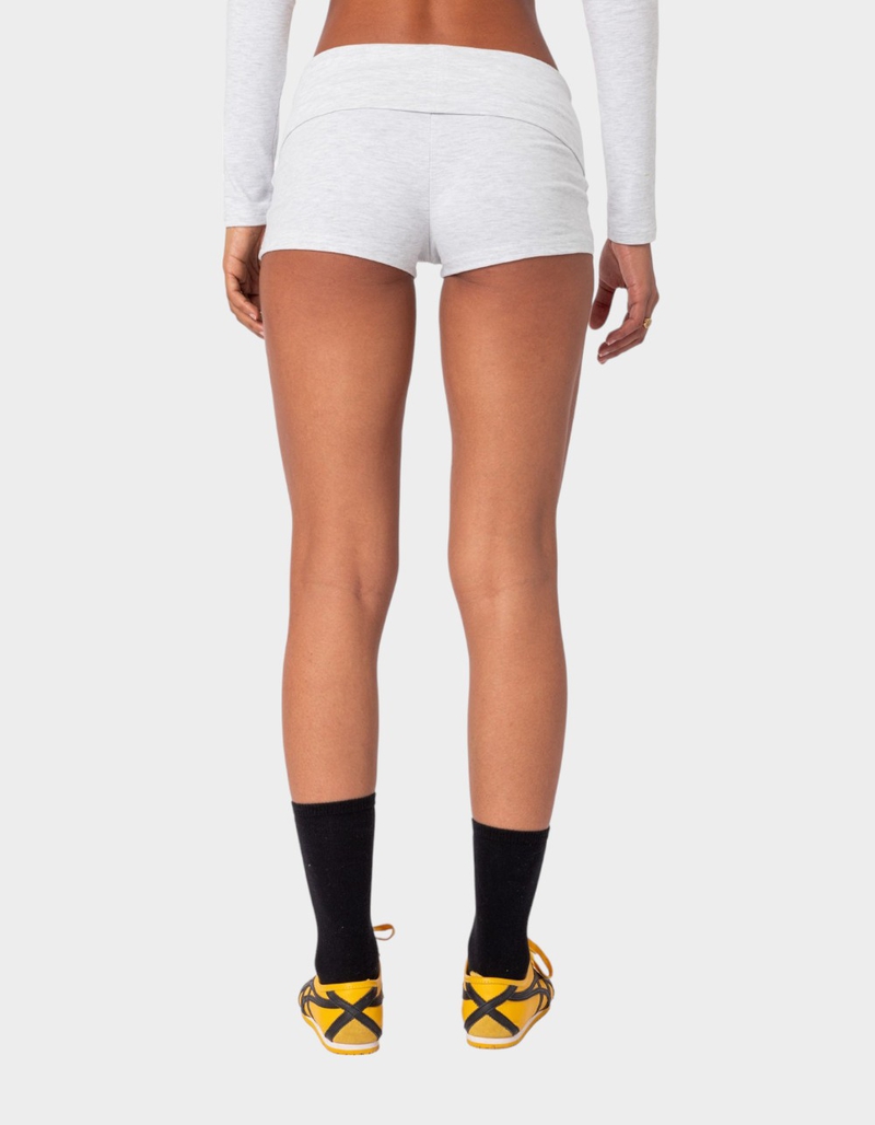 EDIKTED Meg Fold Over Shorts image number 4
