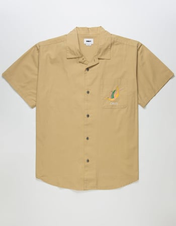 OBEY Beale Mens Button Up Shirt Primary Image