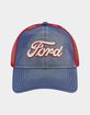 FORD Truck Logo Mesh Adjustable Snapback Baseball Cap image number 2
