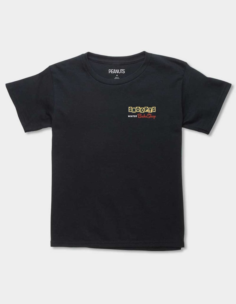 PEANUTS Warm Wishes From Bake Shop Unisex Kids Tee image number 0