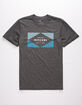 RIP CURL Researcher Mock Twist Mens T-Shirt image number 1