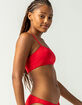 FULL TILT Bandeau Red Bikini Top image number 2