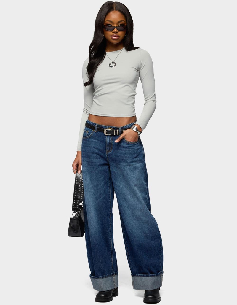 EDIKTED Tay Long Sleeve Top image number 4