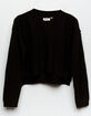 ECO BY DESIGN Recycled V Neck Womens Black Sweater image number 5