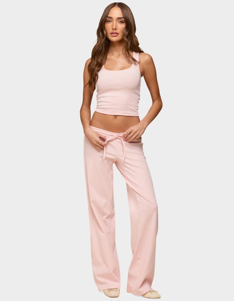 EDIKTED Claudia Straight Leg Pants image number 3