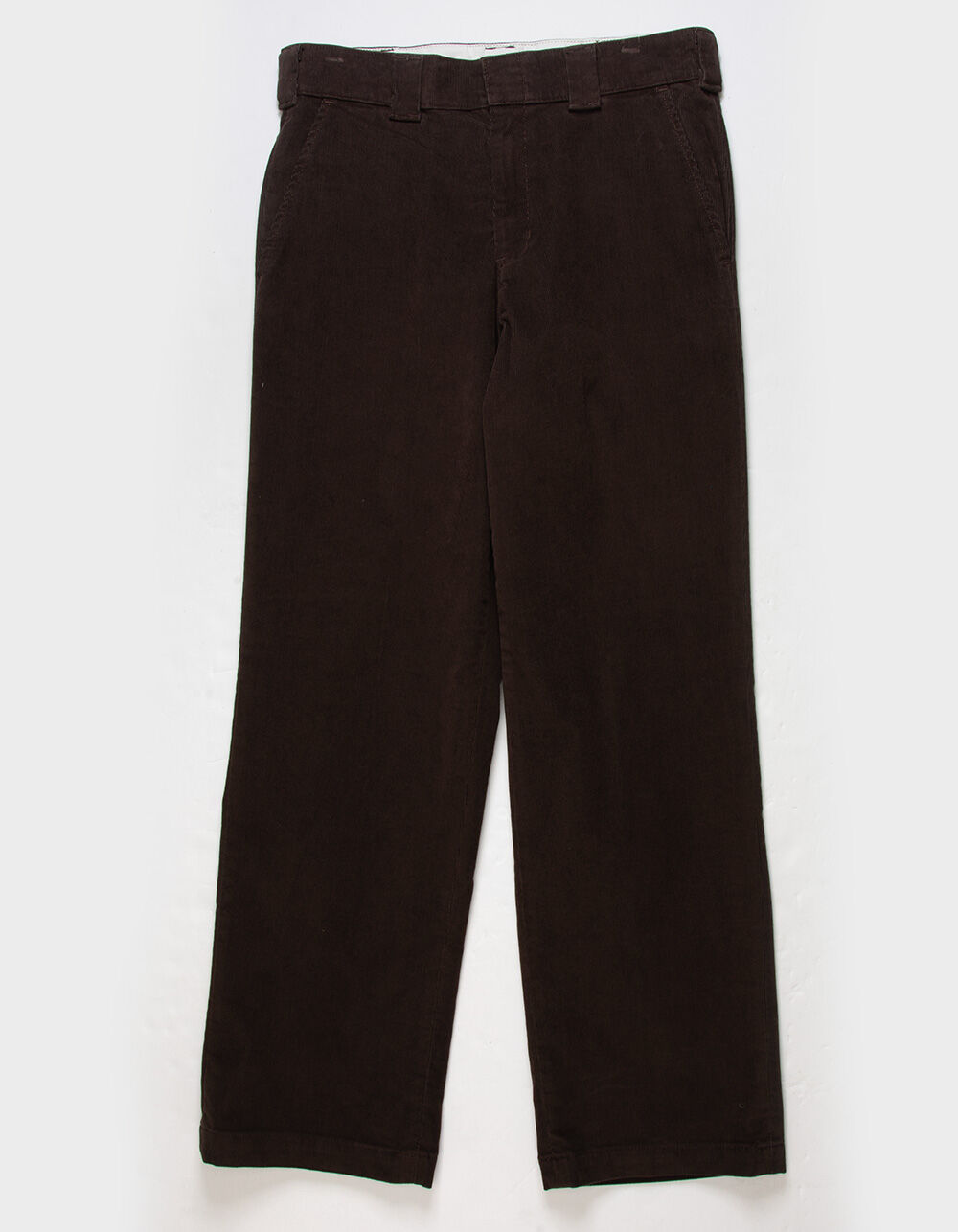 city shop Dickies 別注 CORDUROY THIN：パンツ34 DICKIES Flat Front Mens Corduroy Pants - DARK BROWN | Tillys