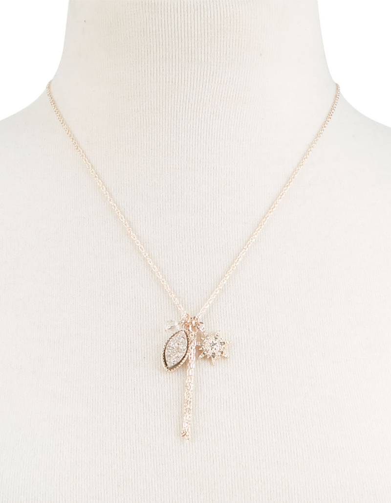 FULL TILT Druzy Charm Necklace image number 0