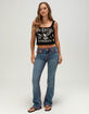TRUE RELIGION Printed Ribbed Womens Tank Top image number 2