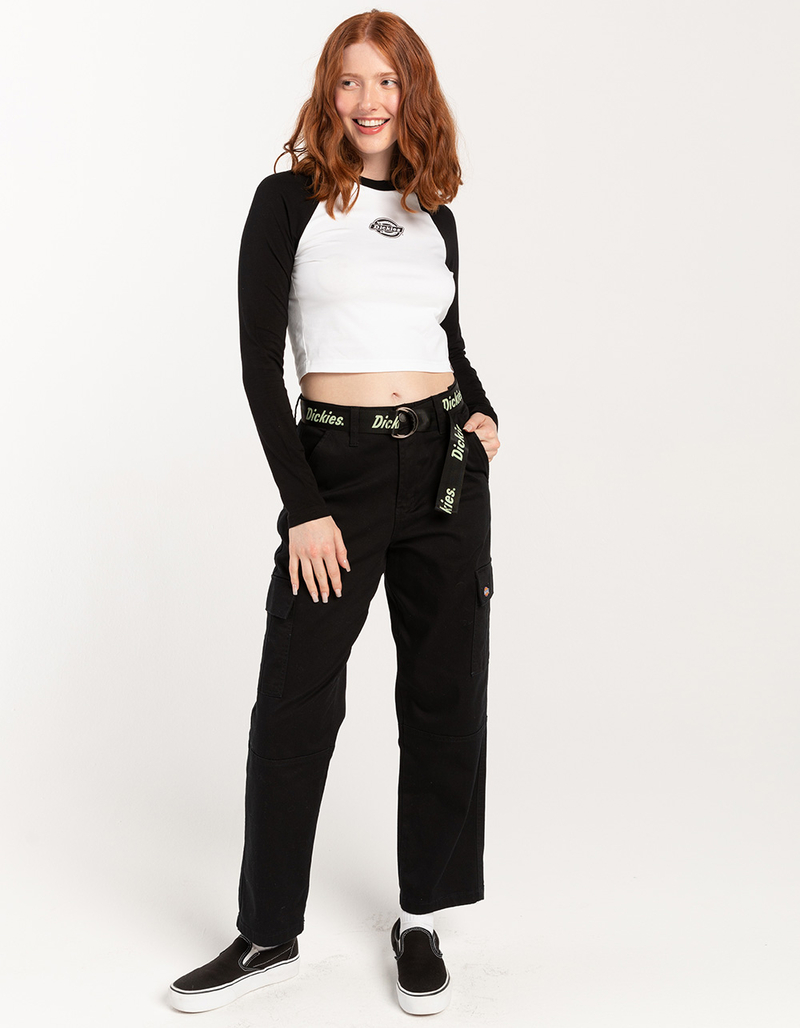 DICKIES Sodaville Womens Long Sleeve Raglan Tee image number 5