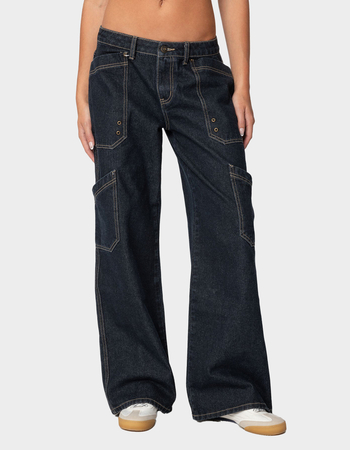 EDIKTED Xana Low Rise Carpenter Jeans Primary Image