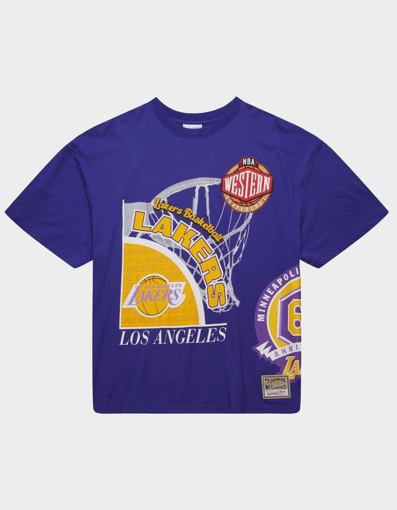 MITCHELL & NESS Los Angeles Lakers Logo Blast Mens Tee image number 0