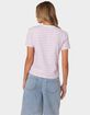 EDIKTED Callahan Striped Tee image number 4