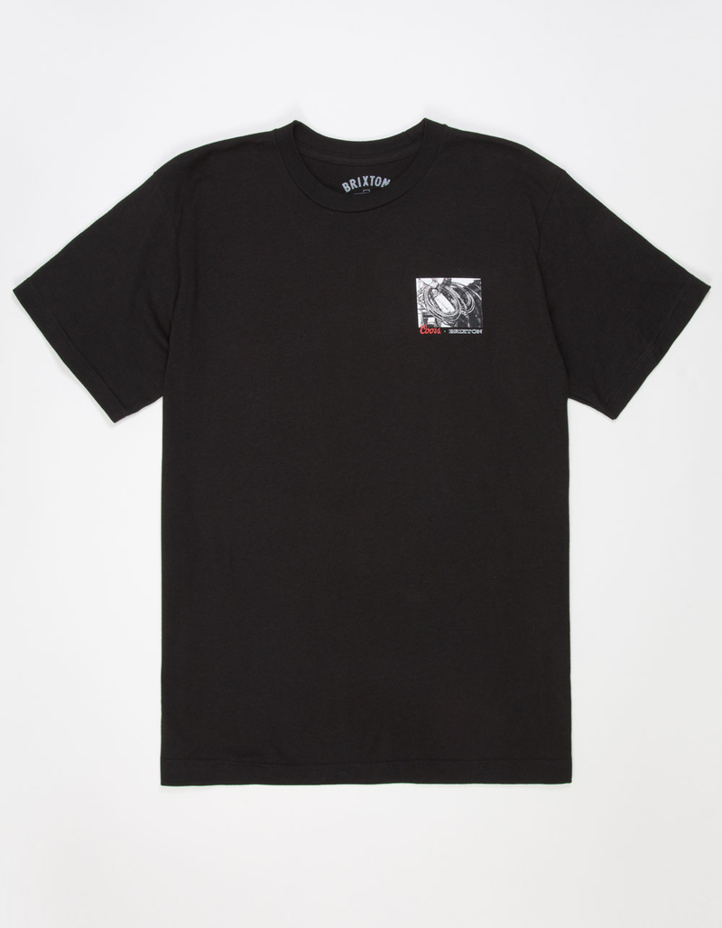 BRIXTON x Coors Range Mens Tee BLACK Tillys